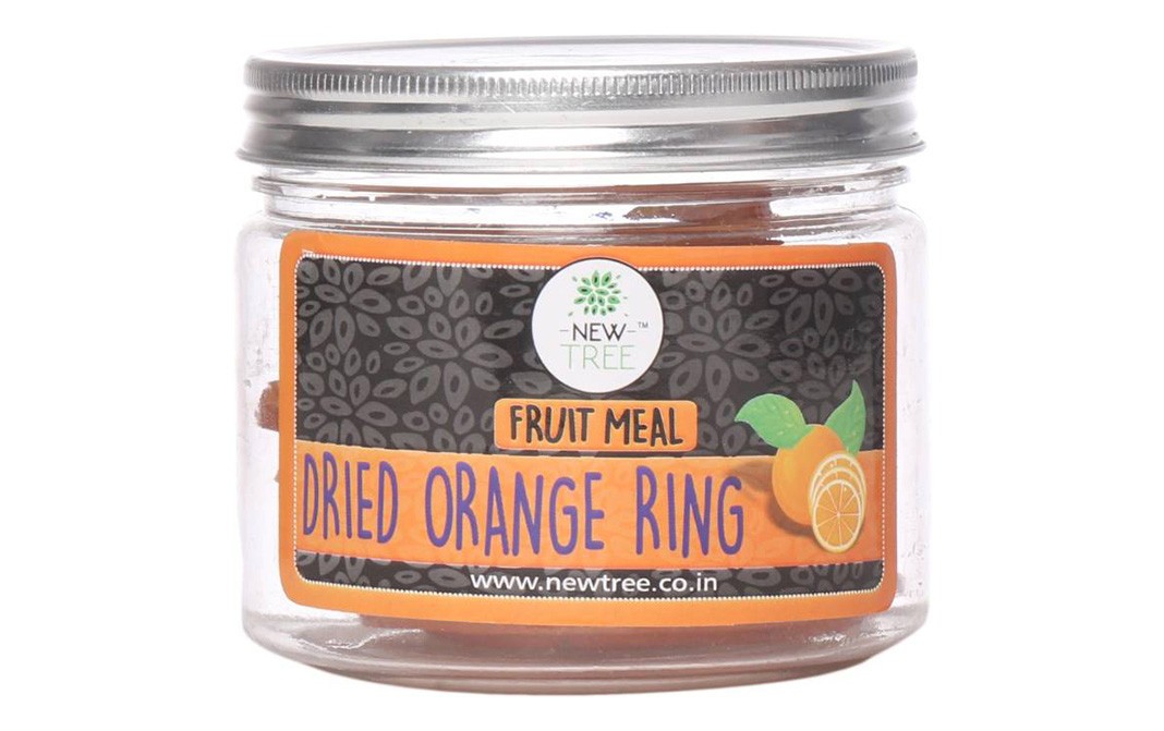 New Tree Fruit Meal Dried Orange Ring   Glass Jar  150 grams